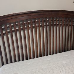 Queen Headboard, Footboard, Dresser And Mirror