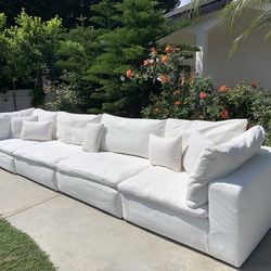 NEED GONE TODAY RH Cloud Couch Dupe – Extra Large White Modular Sectional (Washable Covers)