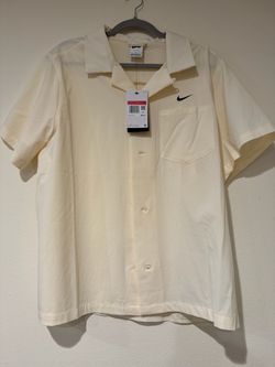 Nike button up shirt size large men new