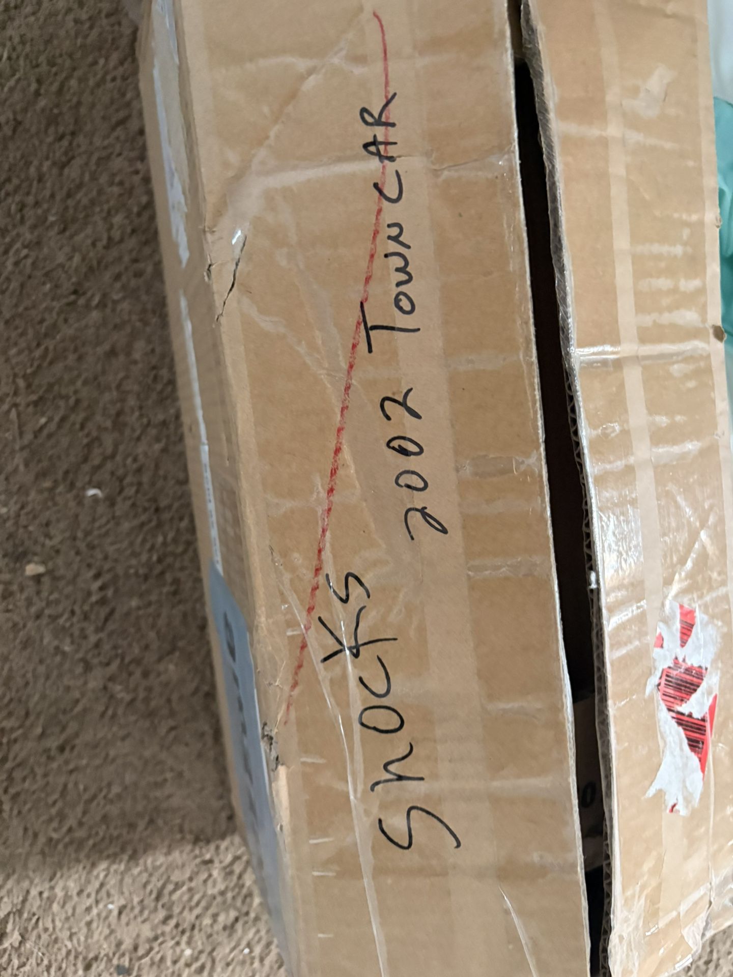 2002 Struts Lincoln Town Car 