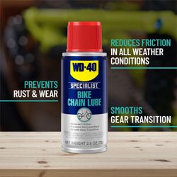 WD-40 Bicycle Chain Lube Specialist (Aerosol Can, 2.5 oz) - New