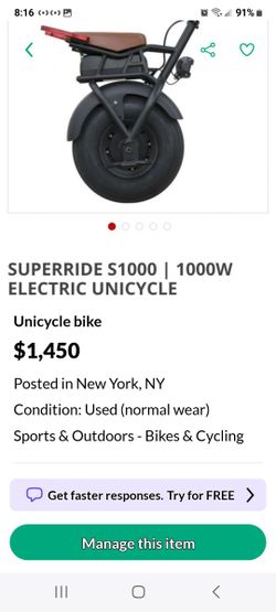 Unicycle bike