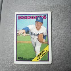 1988 Topps Shawn Hillegas Los Angeles Dodgers #455 Rookie Baseball Card (Give An Offer)