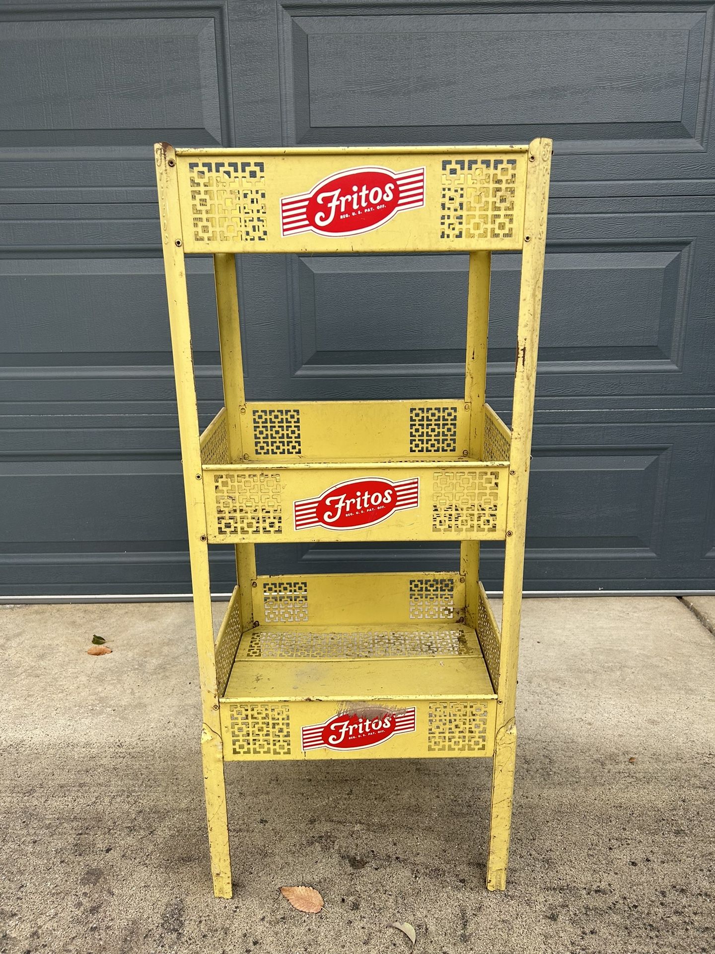 Fritos Chip Display. 3 Shelf .Embossed Corners With Fritos. for Sale in ...