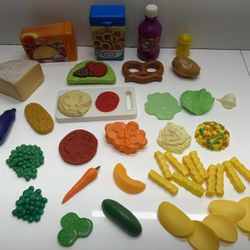 Lot Of Kids Toy Food