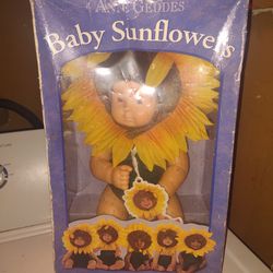 Vintage Anne Geddes Baby Sunflower 