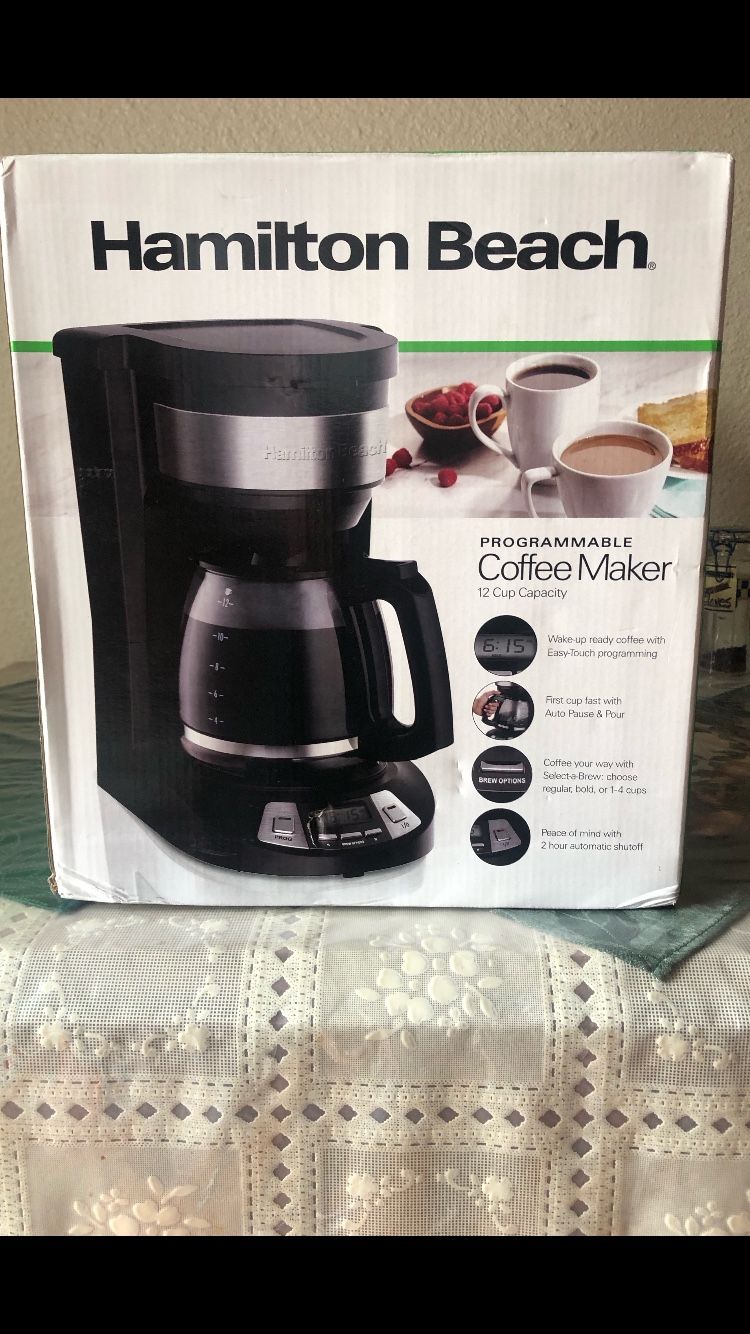 Hamilton Beach 12 Cup Programmable Coffee Maker