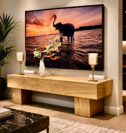 60” TV STAND BROWN