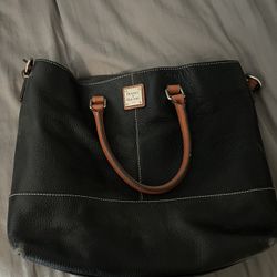 Dooney & Bourke Pebble‑Grain Leather Tote & Zip Around Wallet