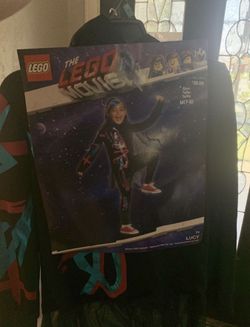 LEGO movie costume Lucy size 7/8 new