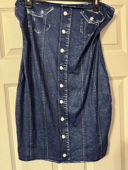 denim dress