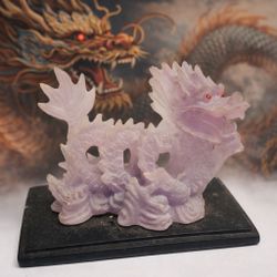 6x8” purple Dragon Statue Figurine Legacy of the Celestial Dragon