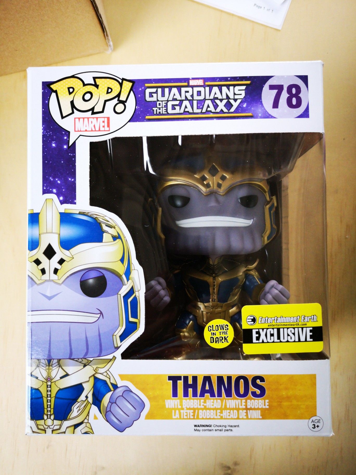 Thanos glow in cheap the dark pop