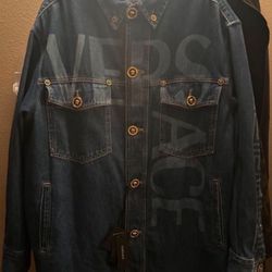 New Versace Denim Jacket XLarge $2,000 Selling Cash Only 