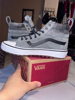 Vans High-Top Suede Sneakers with Box