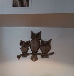 "Antique "Owl  🦉 Plaque