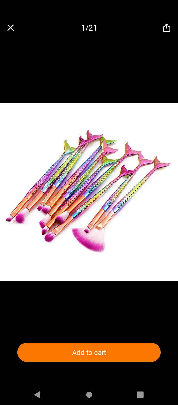 Colorful Make Up Brushes