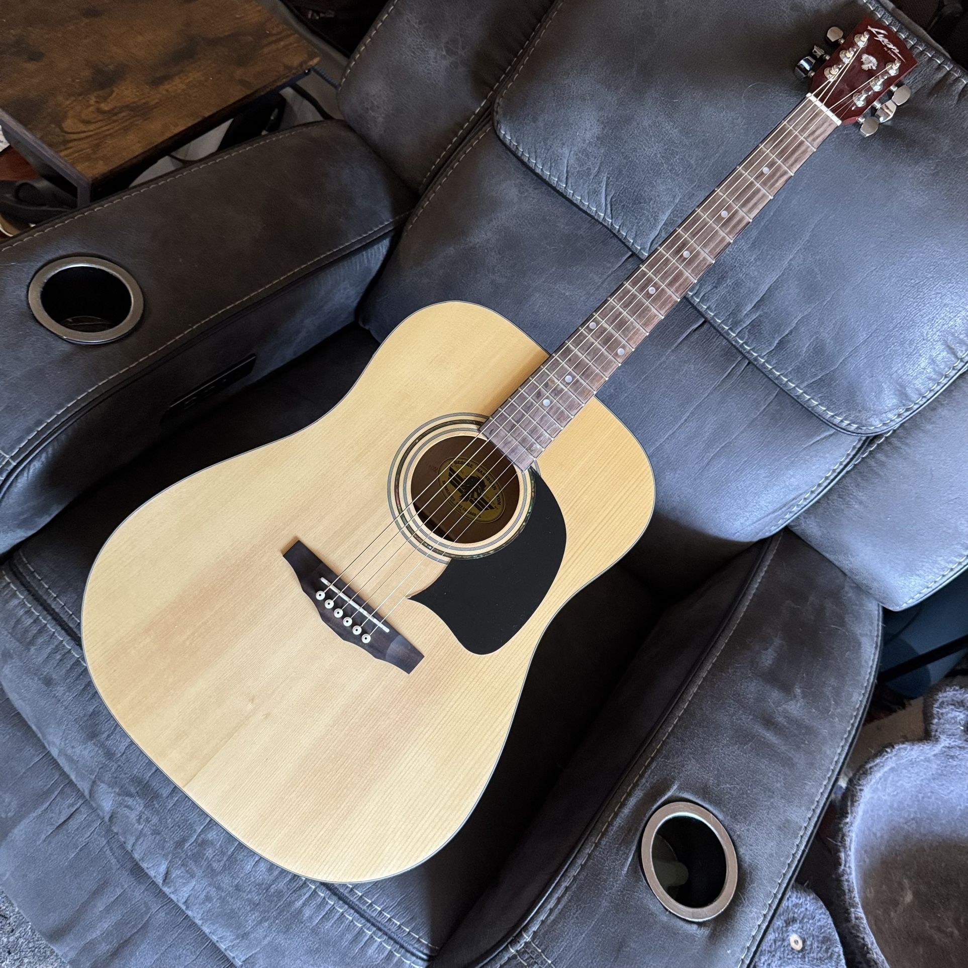 Washburn Lyon LG2PAK Acoustic Guitar with Case