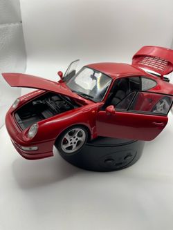 Model Car - Red 911 / TURBO S / UT Model     1/18 Porsche 911 Series ( mint condition )