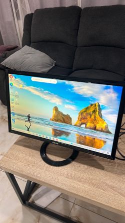 24in ASUS HD monitor screen