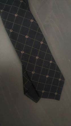 Gucci GG Monogram Silk Neck Tie
