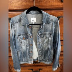 AG Women’s Denim Jacket in Medium Wash, Size M
