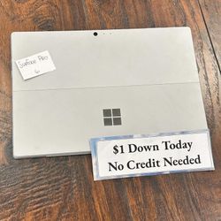 Microsoft Surface Pro 6 12.3 inch Tablet Laptop -PAYMENTS AVAILABLE-$1 Down Today 