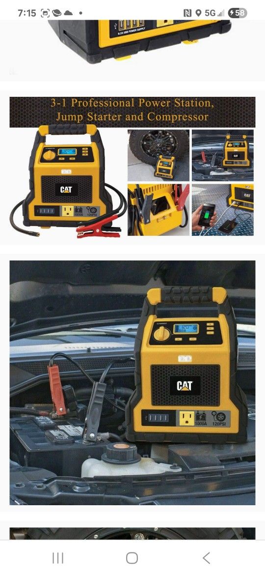 CAT Cargador De Bateria Y Mas Regular Price $160