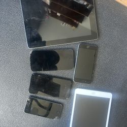 Few Old iPhones And iPads 