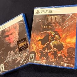Black Myth Wukong/ Doom The Dark Ages PS5 Game Bundle 