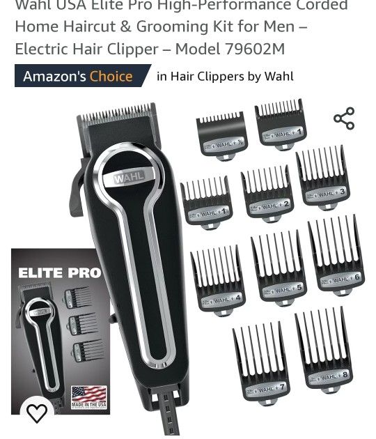 Wahl Elite Pro High Performance Clippers