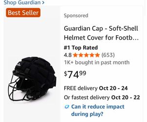 Guardian Cap Soft-Shell Football Helmet Cover