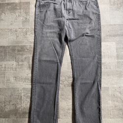 Men’s Tony Hawk Skinny Jeans  33 X 32 Light Gray 