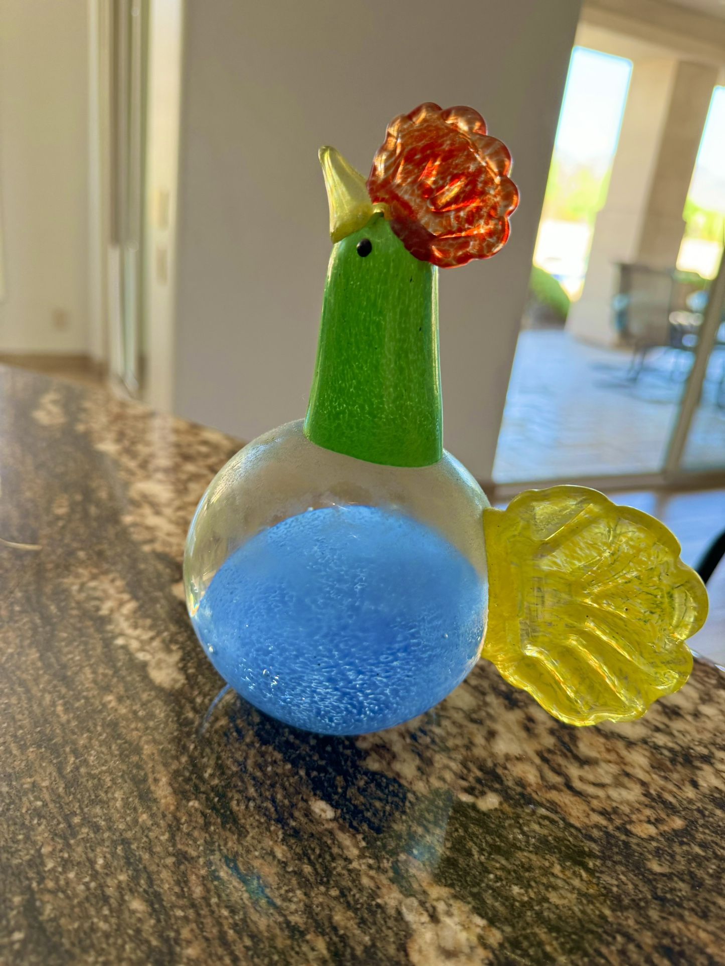Glass Rooster