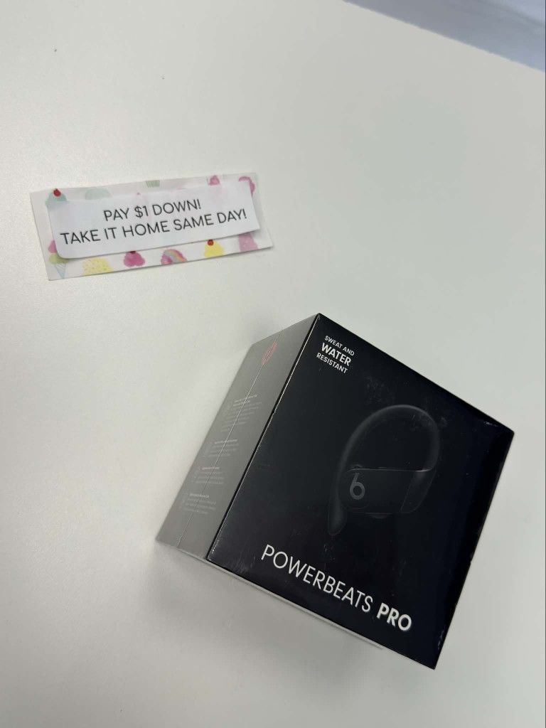 Beats Powerbeats Pro Earbuds New - Pay $5 today and the rest later!!