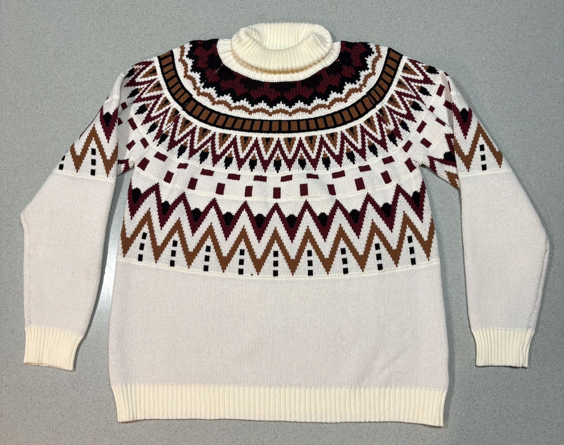 Brand New W Tags. Bohemian Casual Ski Sweater. S Large.