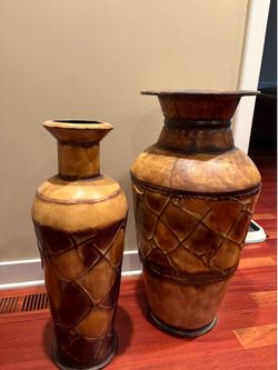 Large decorative vases