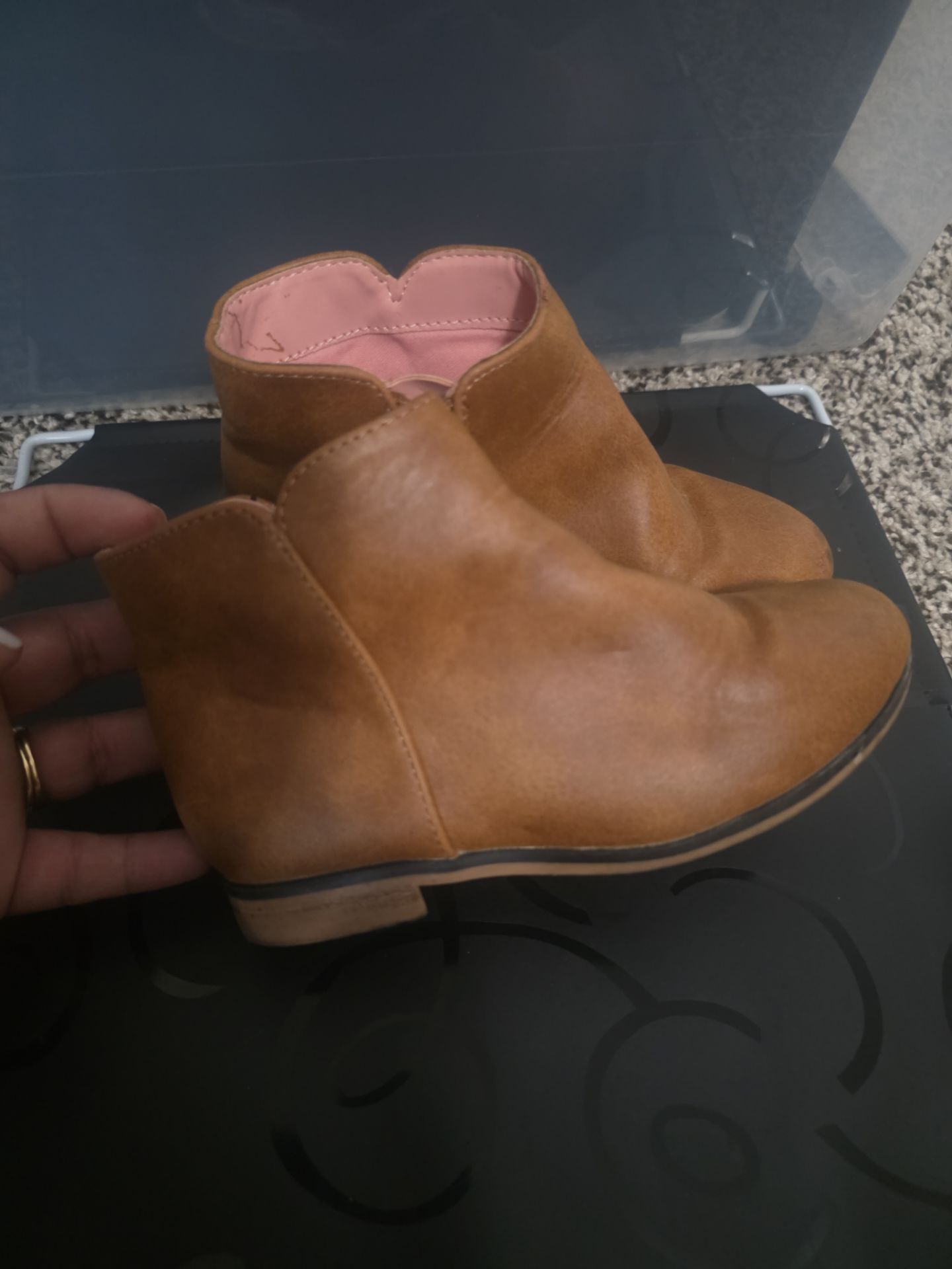 Brown girl boots size 10