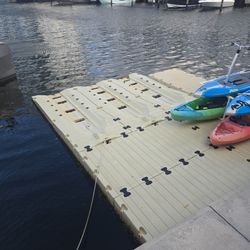 Floating Dock And Three Jetski Docks
