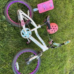 Girls Bike With Doll Seat