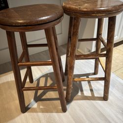 Wood Stools 