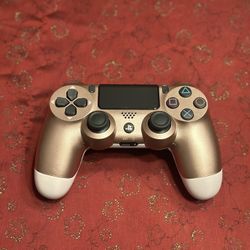 PlayStation 4 DualShock PS4 Controller Pink Gold