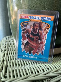 1990 Fleer All-Stars Clyde Drexler Basketball Card