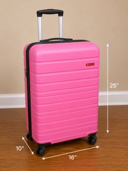 Suitcase checked bag maleta luggage medium