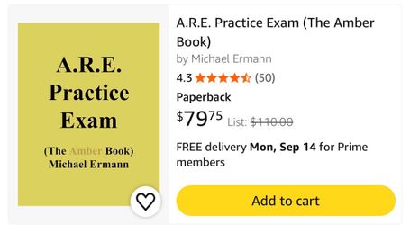 A.R.E. Practice Exam (The Amber Book)