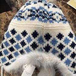 Brand new fox fur hat