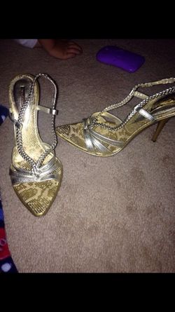Gold heels