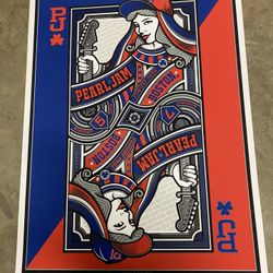 Pearl Jam Boston Fenway Poster
