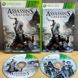 XBOX 360 Assassin's Creed III 3 Video Game