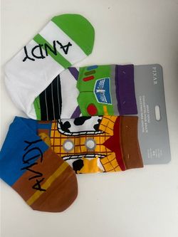 NEW Disney Pixar Toy Story Woody Andy Socks